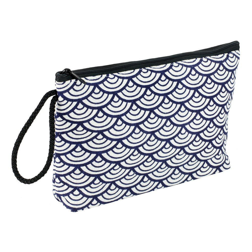 Zippered Bag: Japanese Scales Pattern