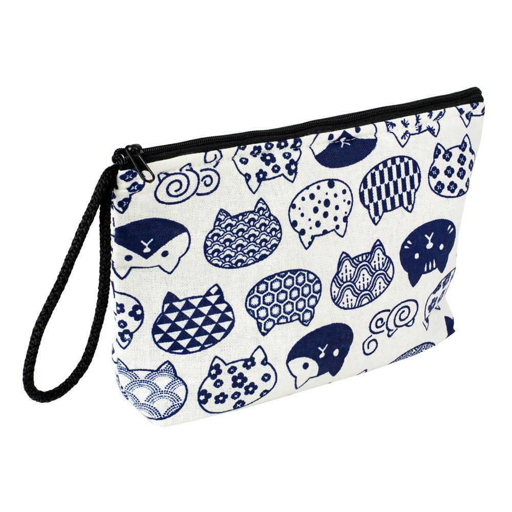 Zippered Bag: Cats Pattern - Chrysler Museum Shop