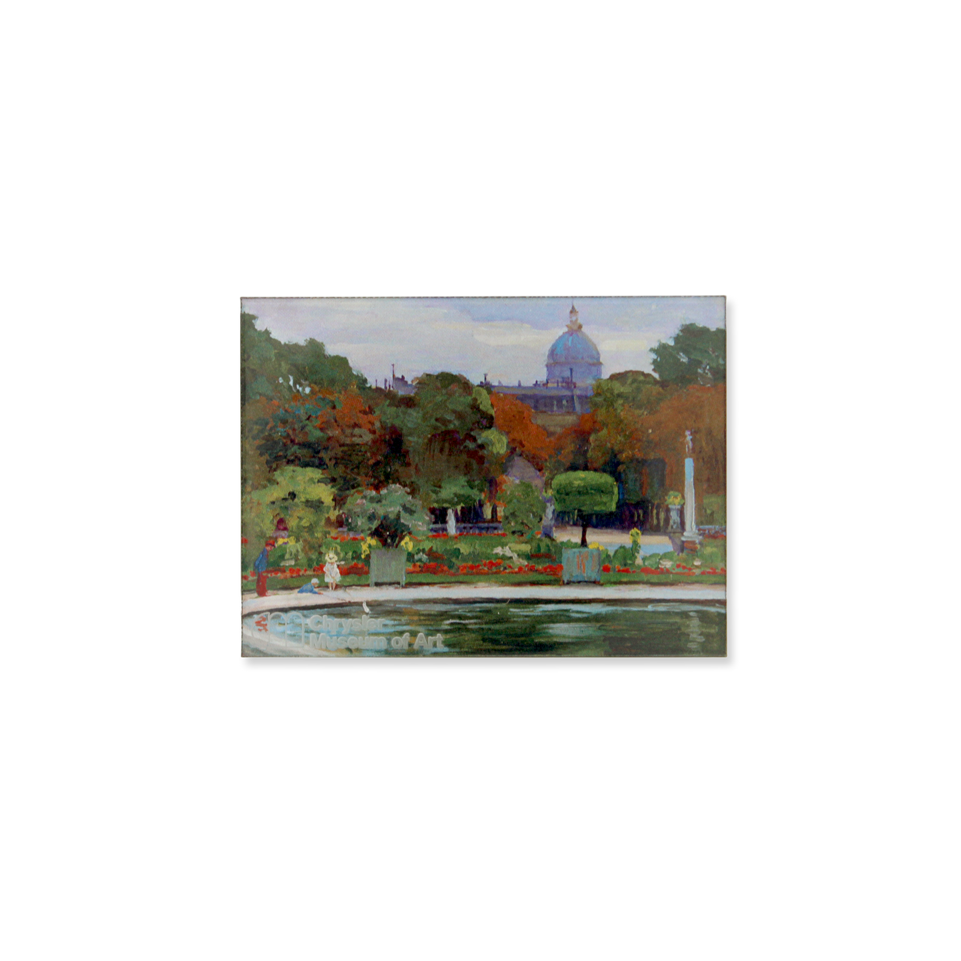 Susan Watkins Magnet: View of the Jardin du Luxembourg, Paris