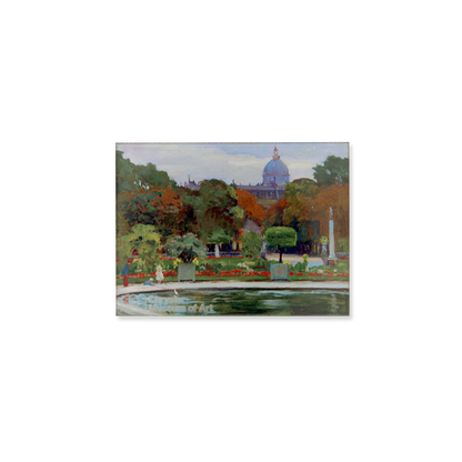 Susan Watkins Magnet: View of the Jardin du Luxembourg, Paris