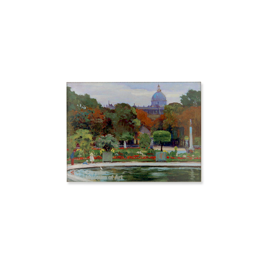 Susan Watkins Magnet: View of the Jardin du Luxembourg, Paris