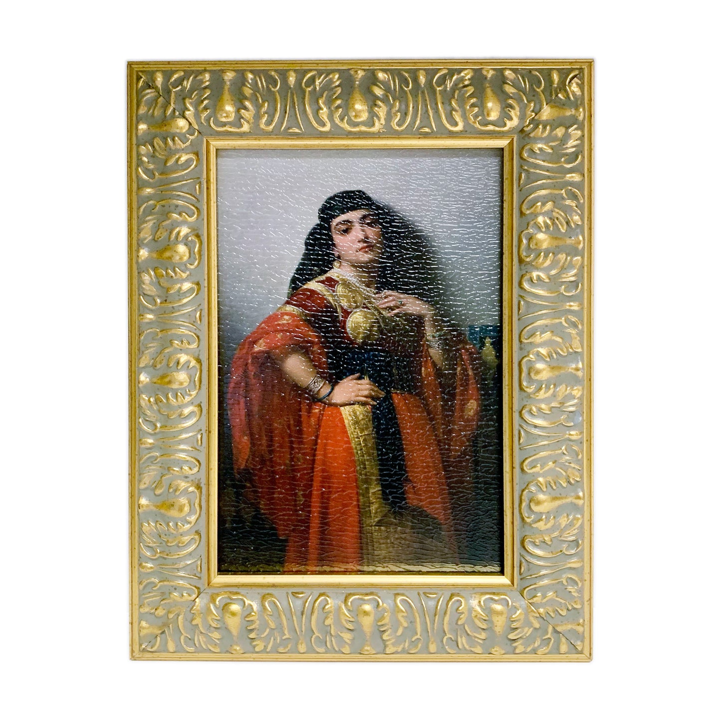 Small Framed Print, A Jewess of Morocco: Costume de Fête by Charles-Emile-Hippolyte Lecomte-Vernet