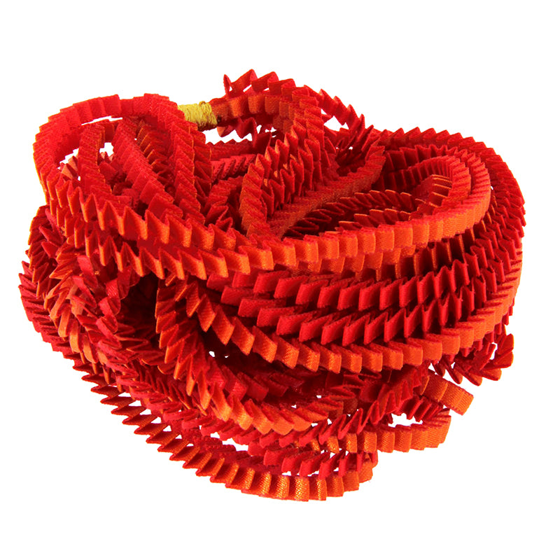 Essilp Necklace: Red & Orange