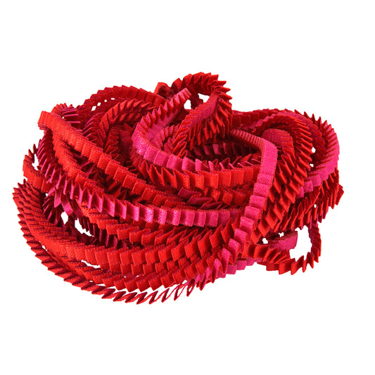 Essilp Necklace: Red & Fuchsia