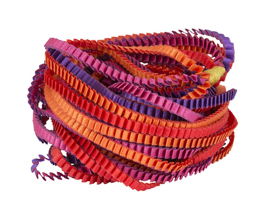Essilp-Halskette: Rot, Lila, Orange und Fuchsia