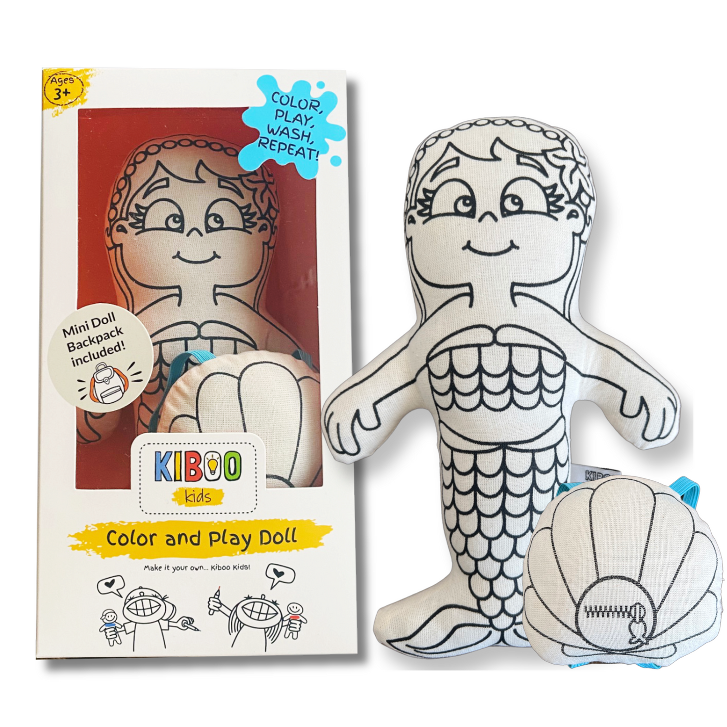 Mermaid Color and Play Doll