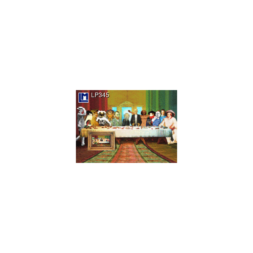 Lenticular Postcard: The Last Supper
