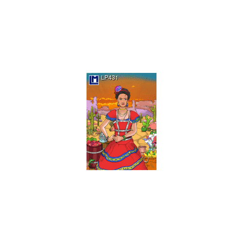 Lenticular Postcard: Frida Kahlo by Michael Cerny