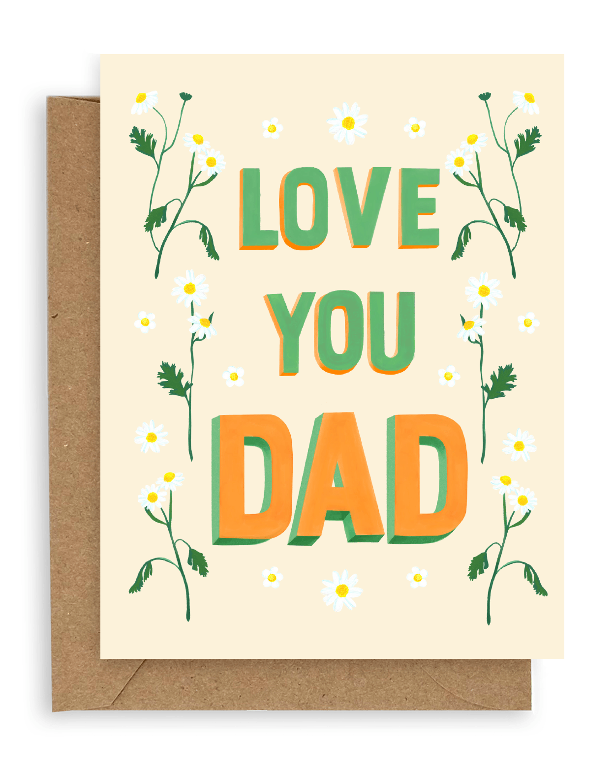 Daisies Dad Card