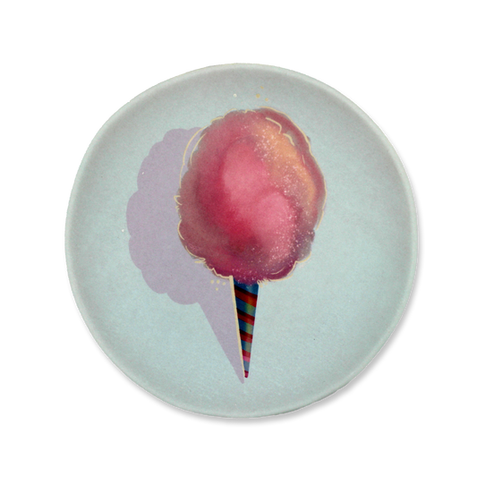 Patisserie Plate: Cotton Candy - Chrysler Museum Shop