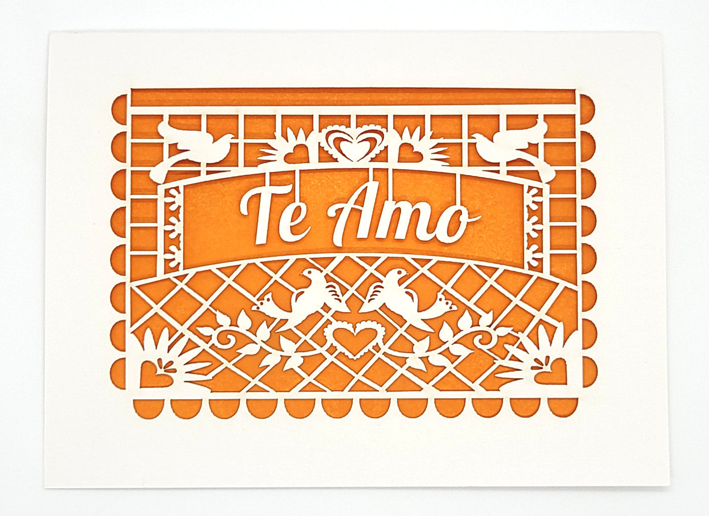Papel Picado Greeting Card: Te Amo