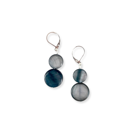 Black Mother-of-Pearl Earrings