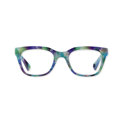 Mosaic Green Reading Glasses
