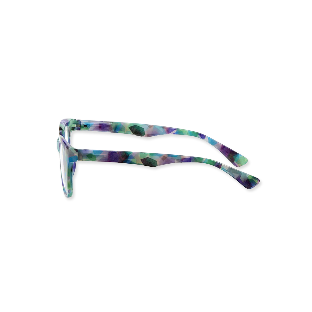 Mosaic Green Reading Glasses