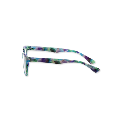 Mosaic Green Reading Glasses