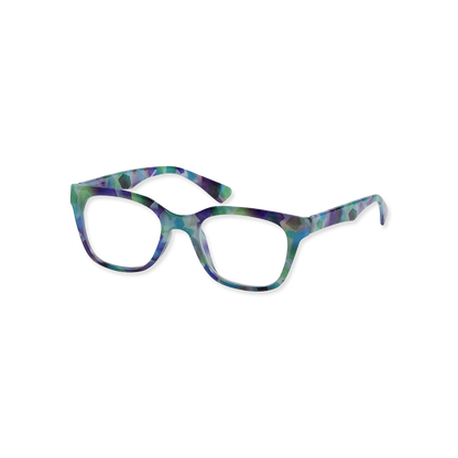 Mosaic Green Reading Glasses