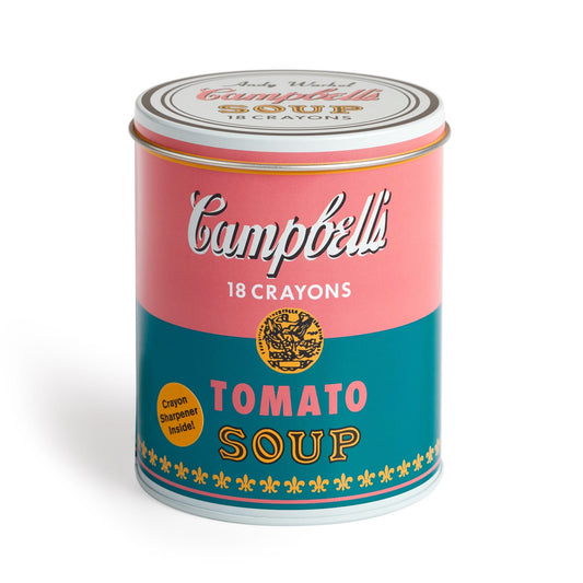 Andy Warhol Soup Can Crayons + Sharpener - Chrysler Museum Shop