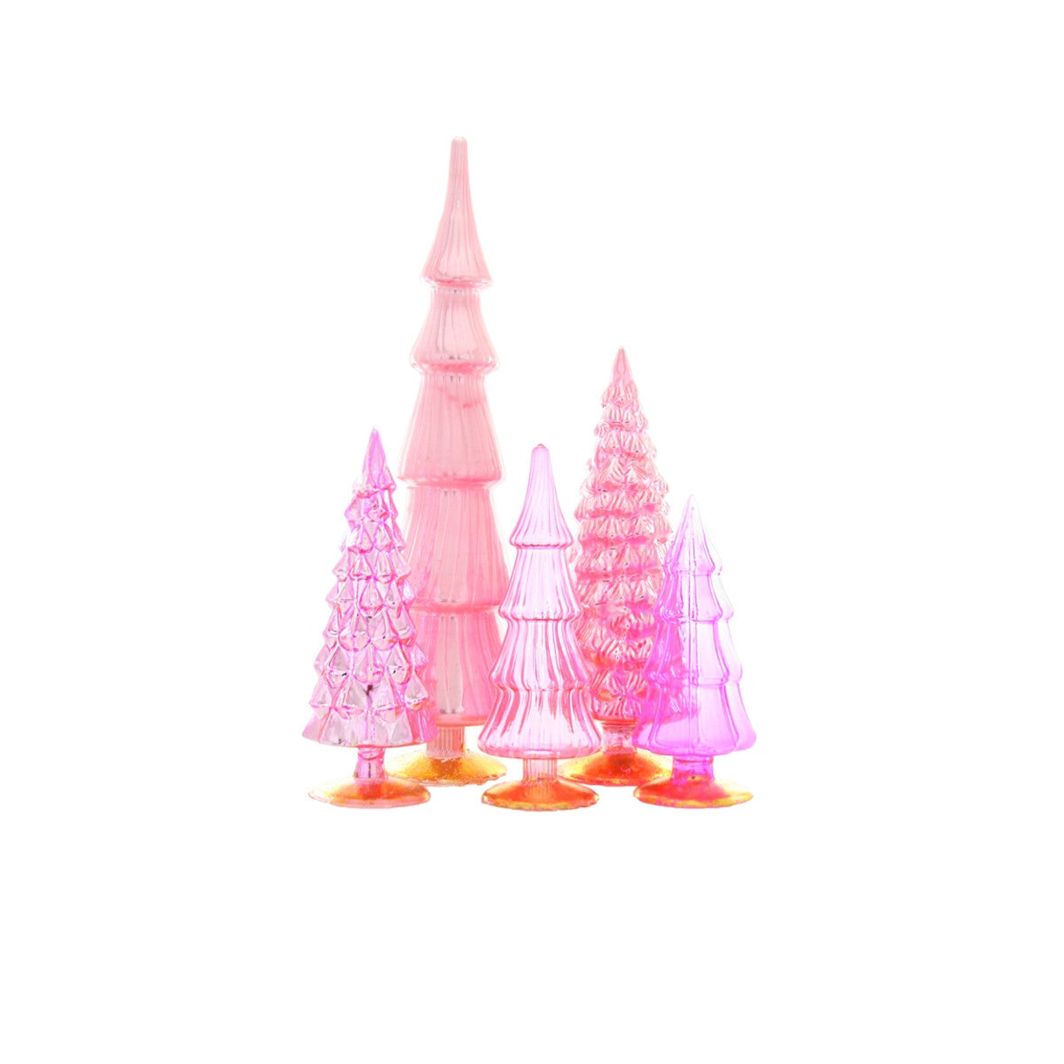 Glass Hue Trees: Pink