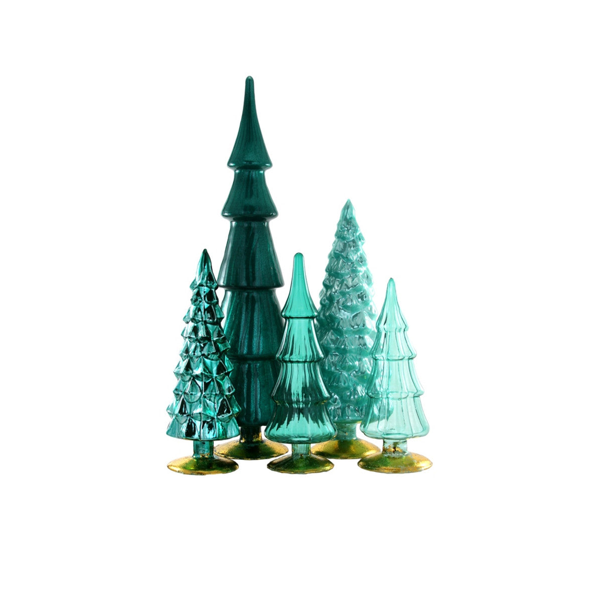 Glass Hue Trees: Teal (Local Pickup Only)