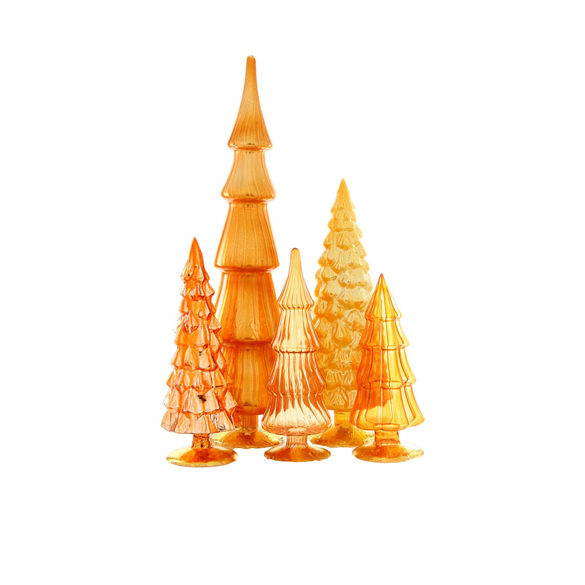 Glass Hue Trees: Yellow-Orange