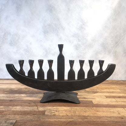 Hand-forged Iron Arc Menorah - Chrysler Museum Shop