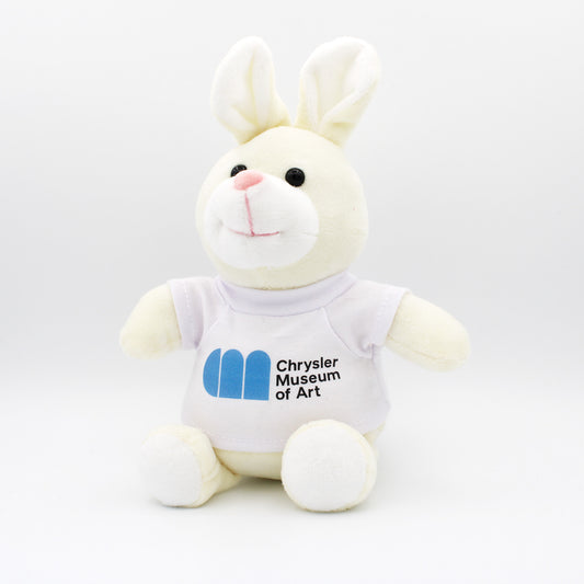 Bowie Bunny Chrysler Mini Plush Toy (White Tshirt) -  Chrysler Museum Shop