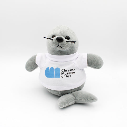 Seymour Seal Chrysler Mini Plush Toy (White t-shirt) - Chrysler Museum Shop