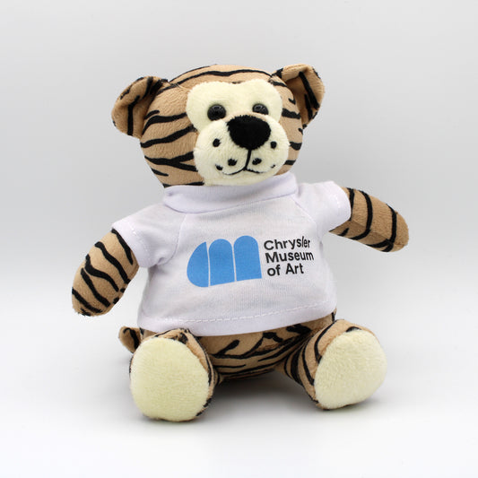 Tilly Tiger Chrysler Mini Plush Toy (White t-shirt) - Chrysler Museum Shop