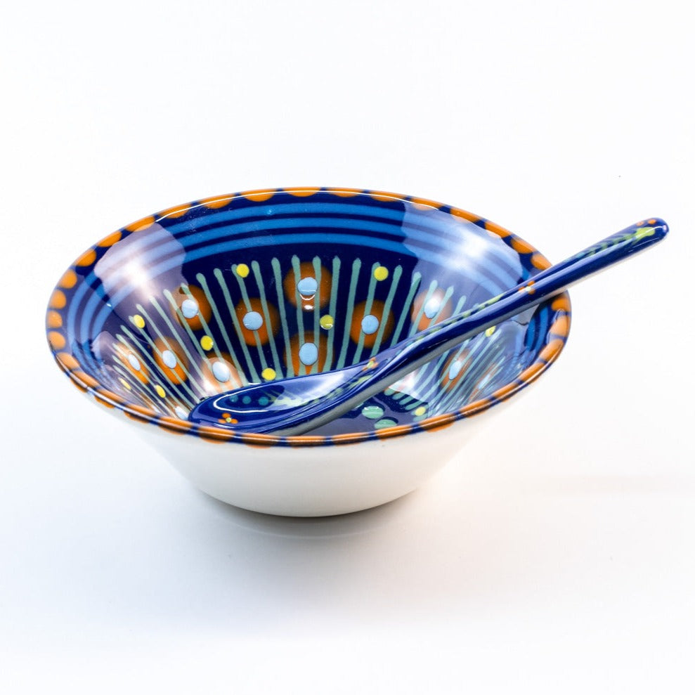 Ceramic Mini Bowl & Spoon by Potterswork - Chrysler Museum Shop