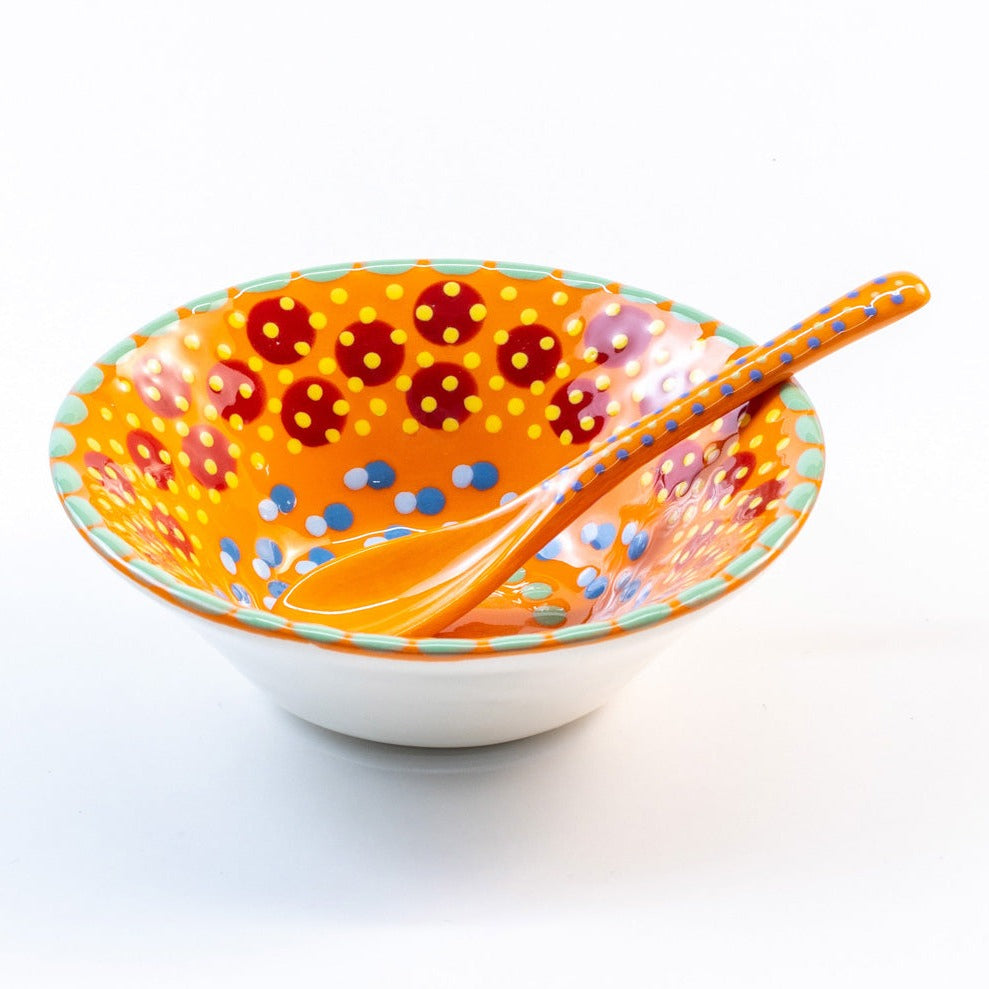 Ceramic Mini Bowl & Spoon by Potterswork - Chrysler Museum Shop