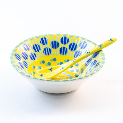 Ceramic Mini Bowl & Spoon by Potterswork - Chrysler Museum Shop