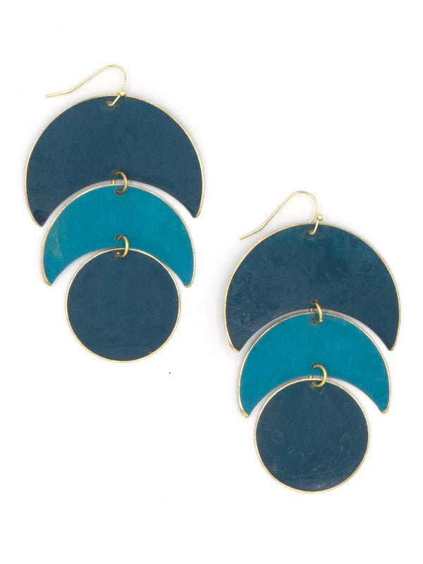 Moon Phase Earrings - Chrysler Museum Shop