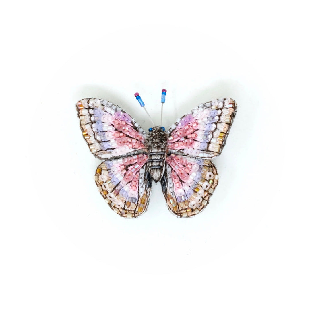 Morpho Godarti Butterfly Embroidered Brooch - Chrysler Museum Shop