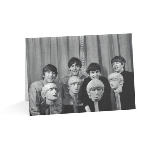 Die Beatles in Paris von Paul McCartney Mitteilungskarte
