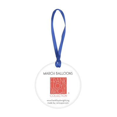 Frank Lloyd Wright "Märzballons" Porzellanornament