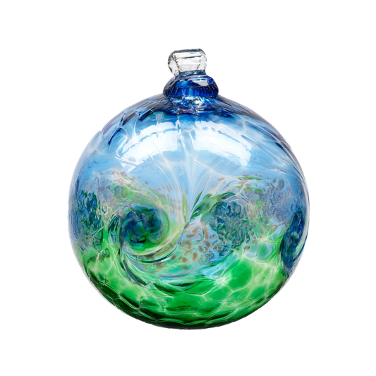 Glass Ornament: Van Glow (Blue & Green) - Chrysler Museum Shop