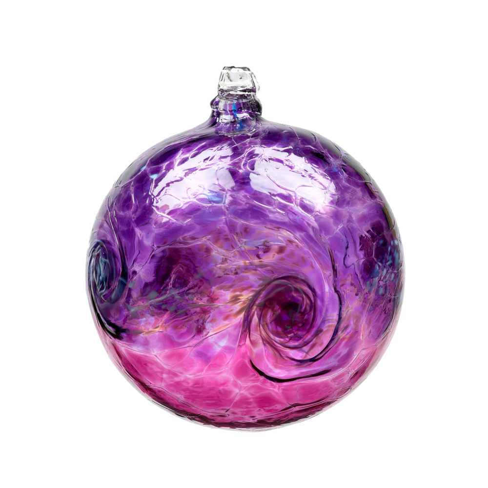 Glass Ornament: Van Glow (Purple & Pink) - Chrysler Museum Shop