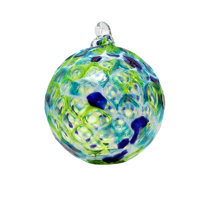 Optic ornament teal color mix