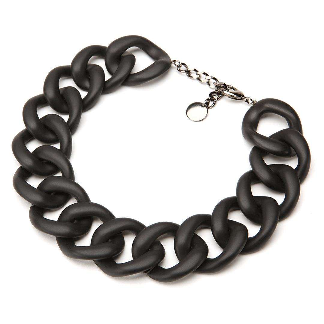 Ana Barile Necklace: Matte Black