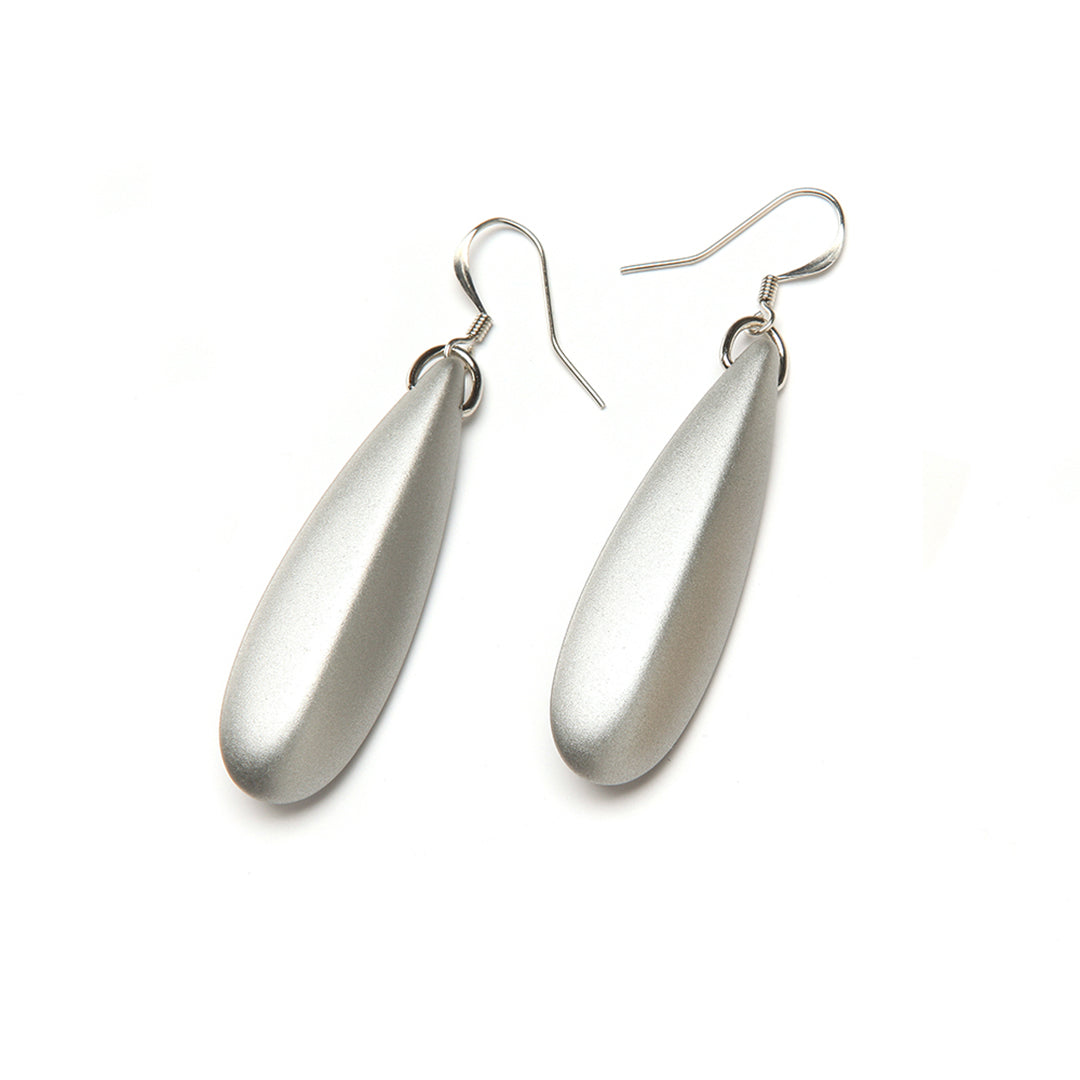 Silvia Barile Earrings: Silver