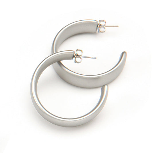 Camille Barile Earring: Silver - Chrysler Museum Shop