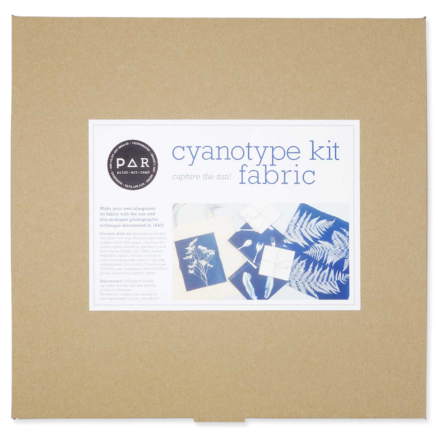 DIY Fabric Cyanotype Kit