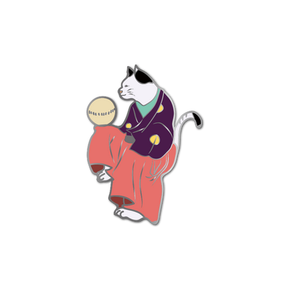 Ukiyo-e Cats Enamel Pins (Set of 6)