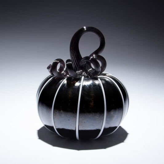 Glass Pumpkin: Black Lantern - Chrysler Museum Shop