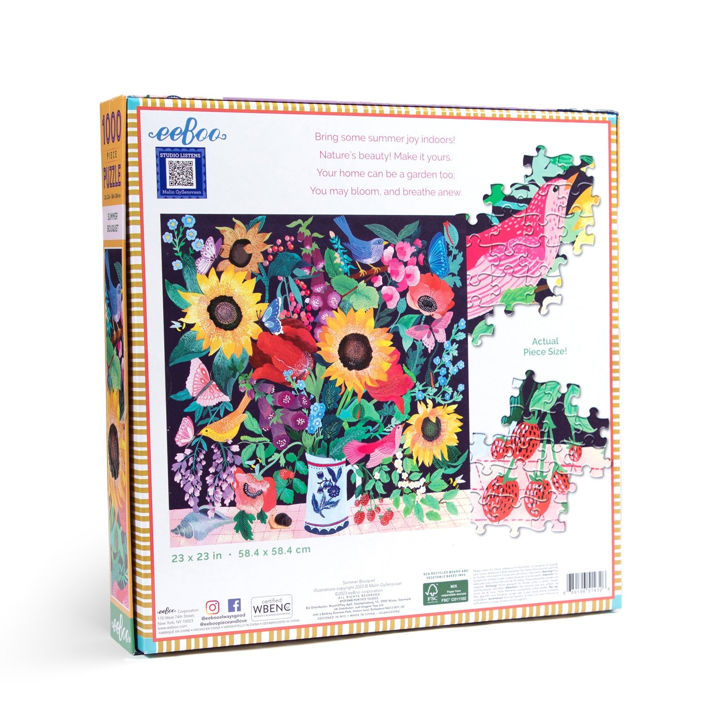 Summer Bouquet 1000 Piece Puzzle