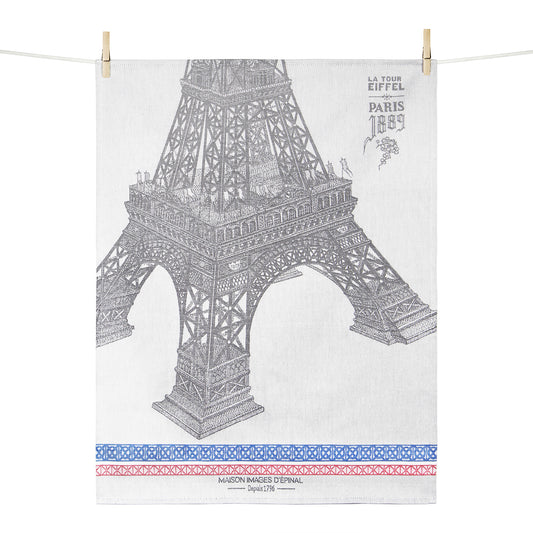 French Tea Towel: Paris 1889