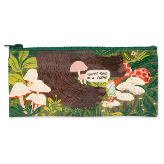 Estuche para lápices con cremallera de materiales de arte