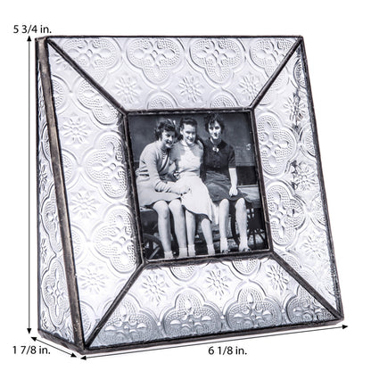 Bleiglas-Bilderrahmen (Vintage, 3 × 3 quadratisch)