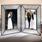 Leaded Glass Picture Frame (Vintage, Double 4 × 6 Vertical)