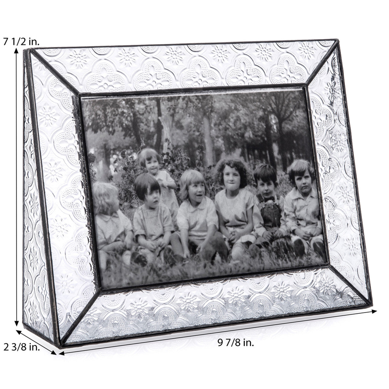 Leaded Glass Picture Frame (Vintage, 5 × 7 Horizontal)